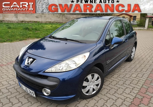 łódzkie Peugeot 207 cena 10800 przebieg: 200000, rok produkcji 2008 z Dziwnów